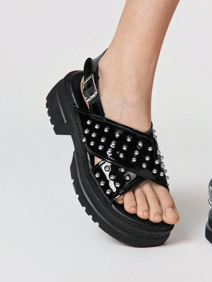 Sandale SHEIN, negru