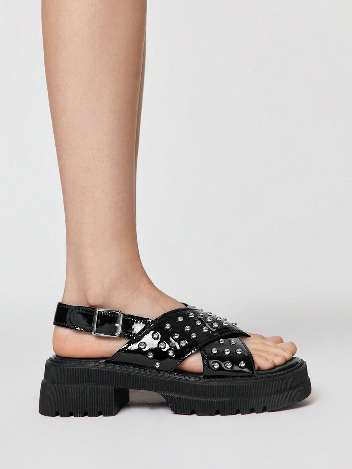 Sandale SHEIN, negru