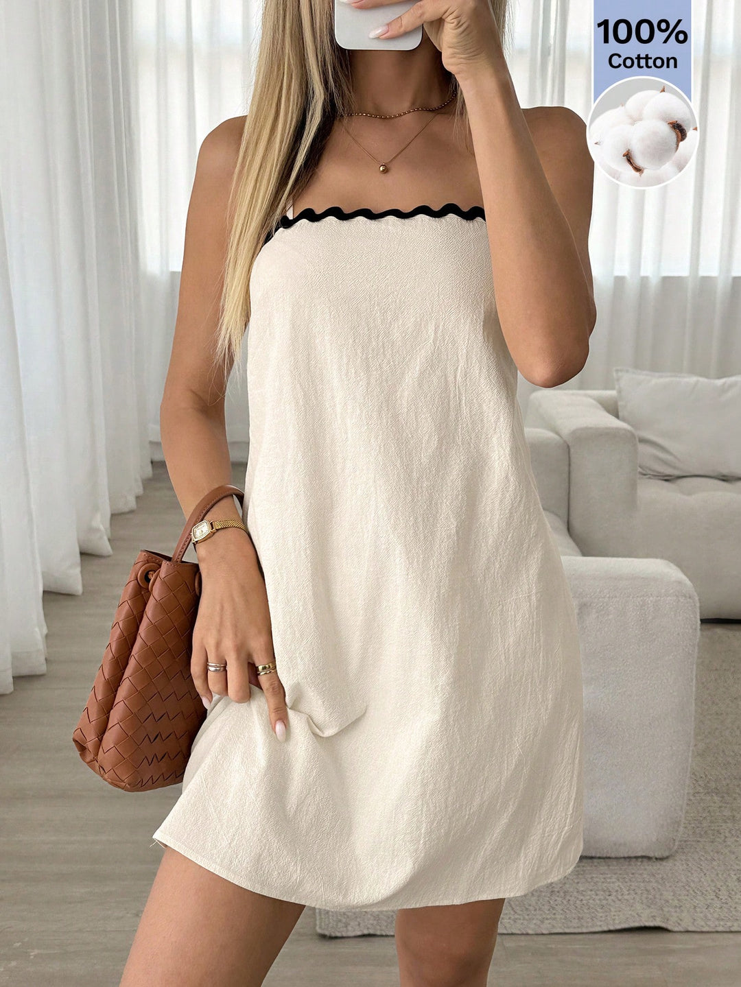 Rochie mini SHEIN, alb