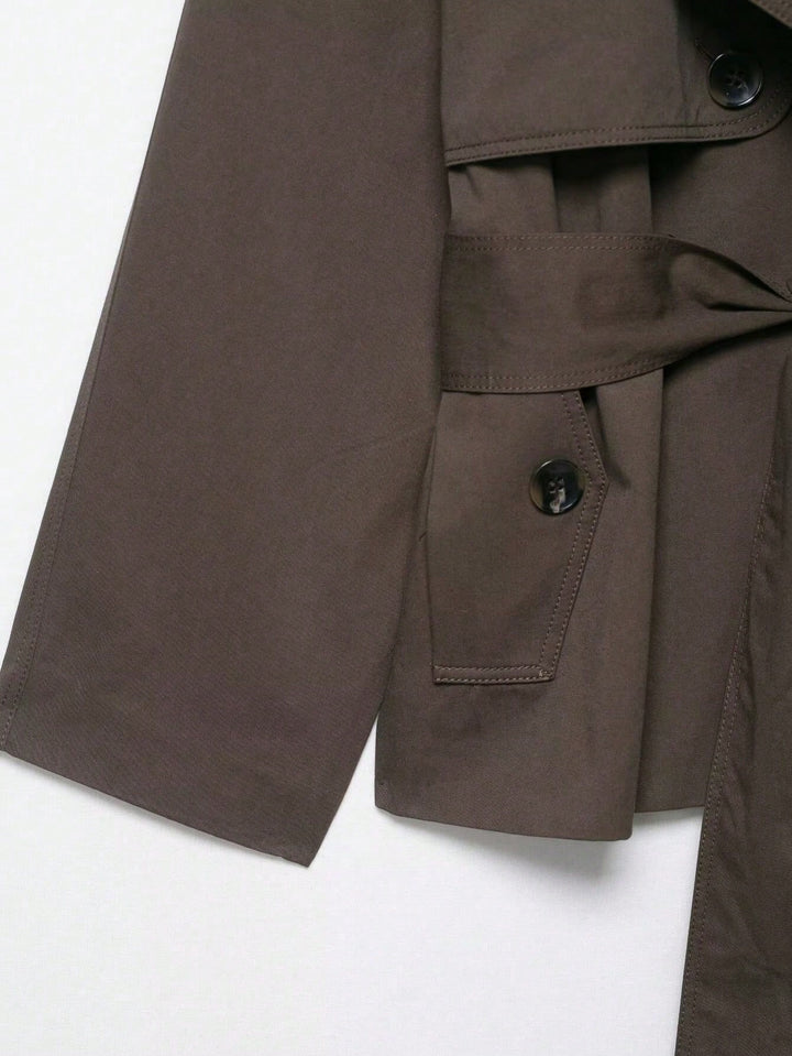 SHEIN télikabát, khaki
