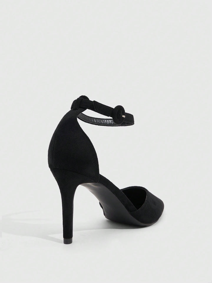 Pantofi cu toc SHEIN, negru