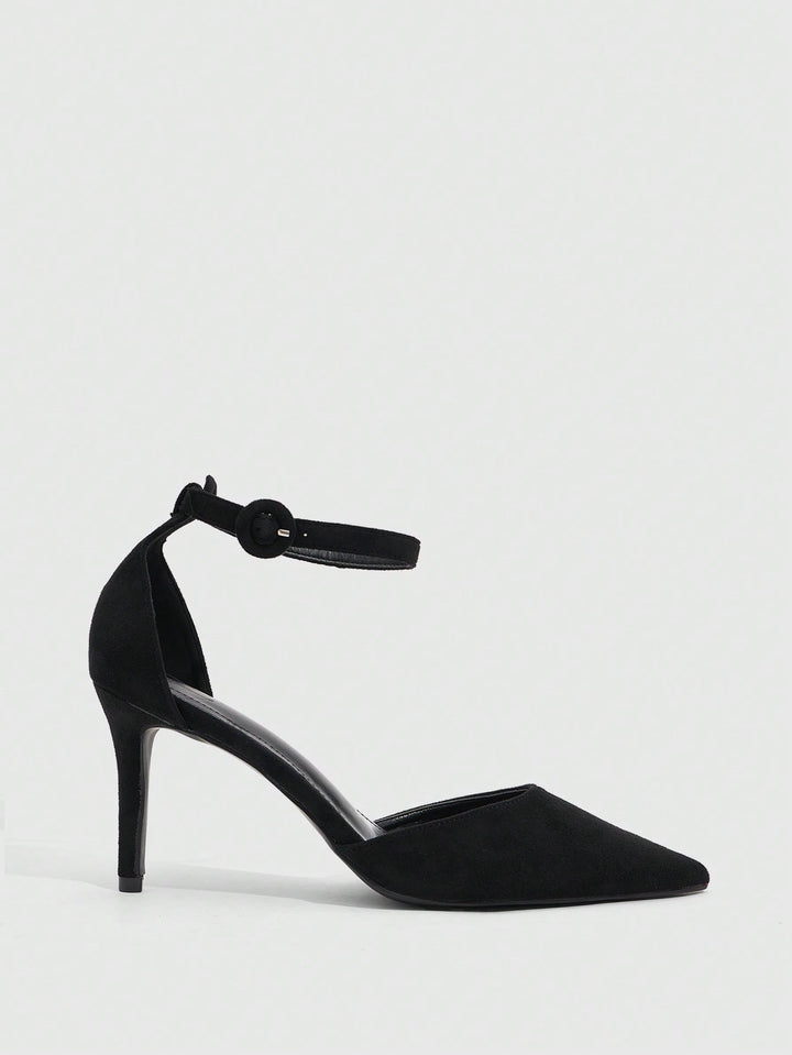 Pantofi cu toc SHEIN, negru