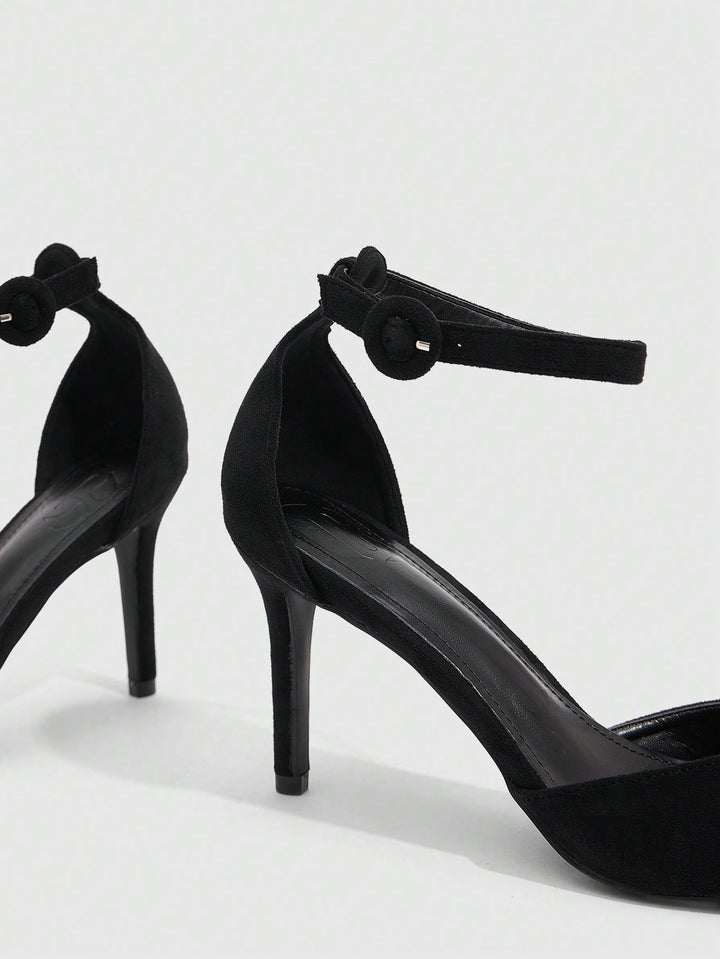 Pantofi cu toc SHEIN, negru