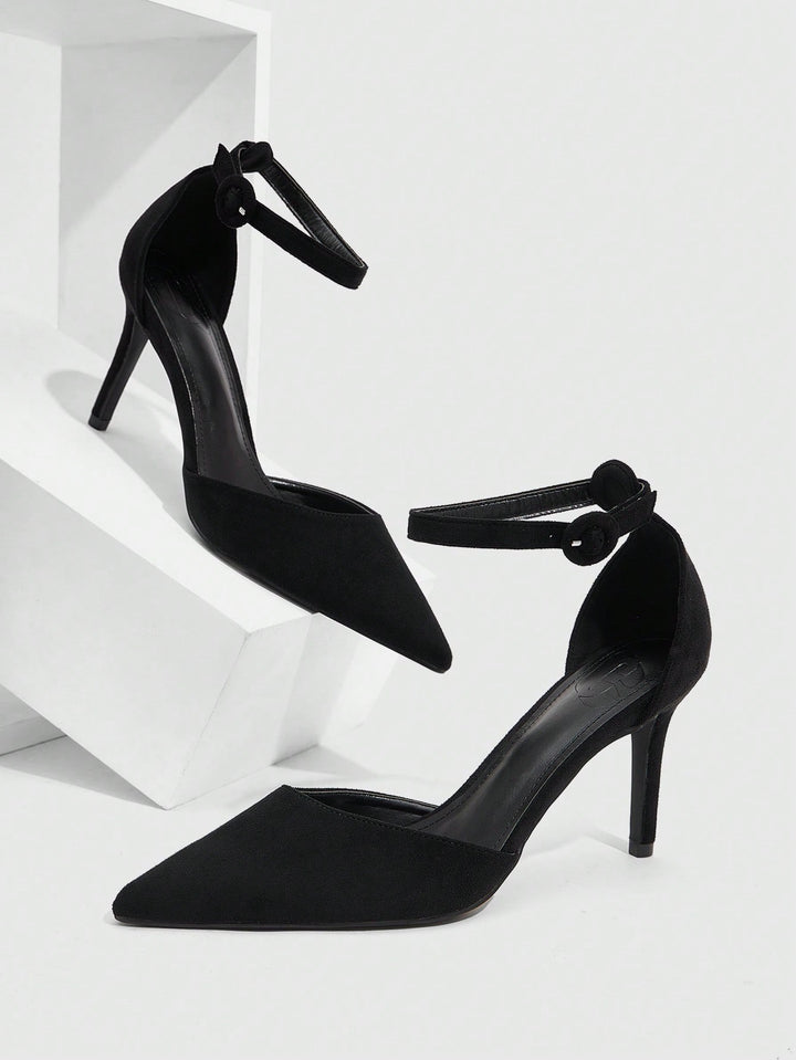 Pantofi cu toc SHEIN, negru