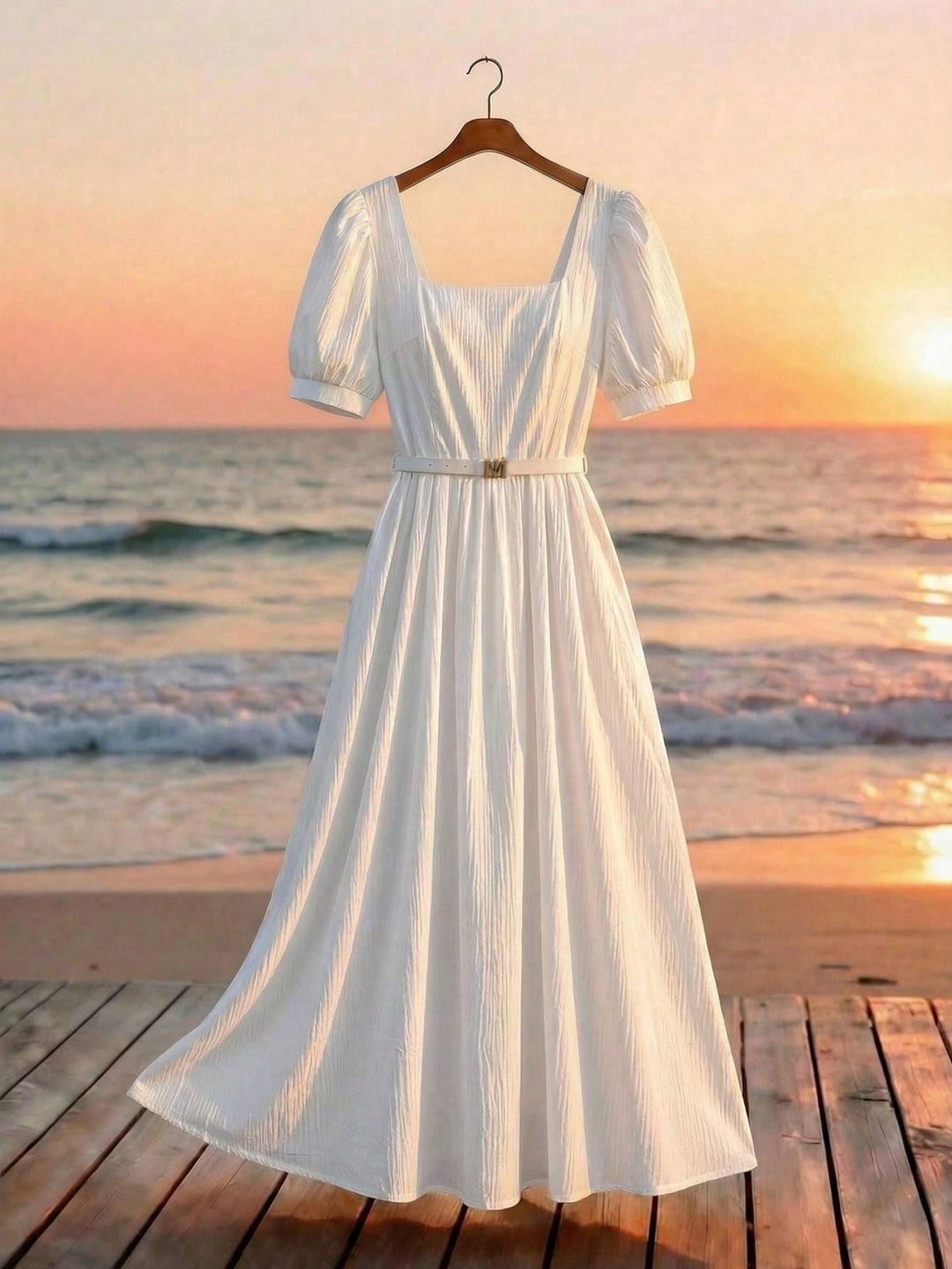 Rochie midi SHEIN, portocaliu