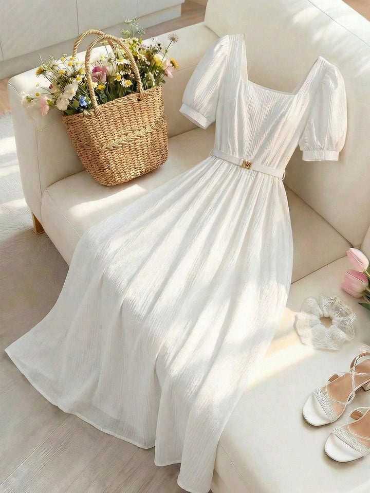 Rochie midi SHEIN, portocaliu