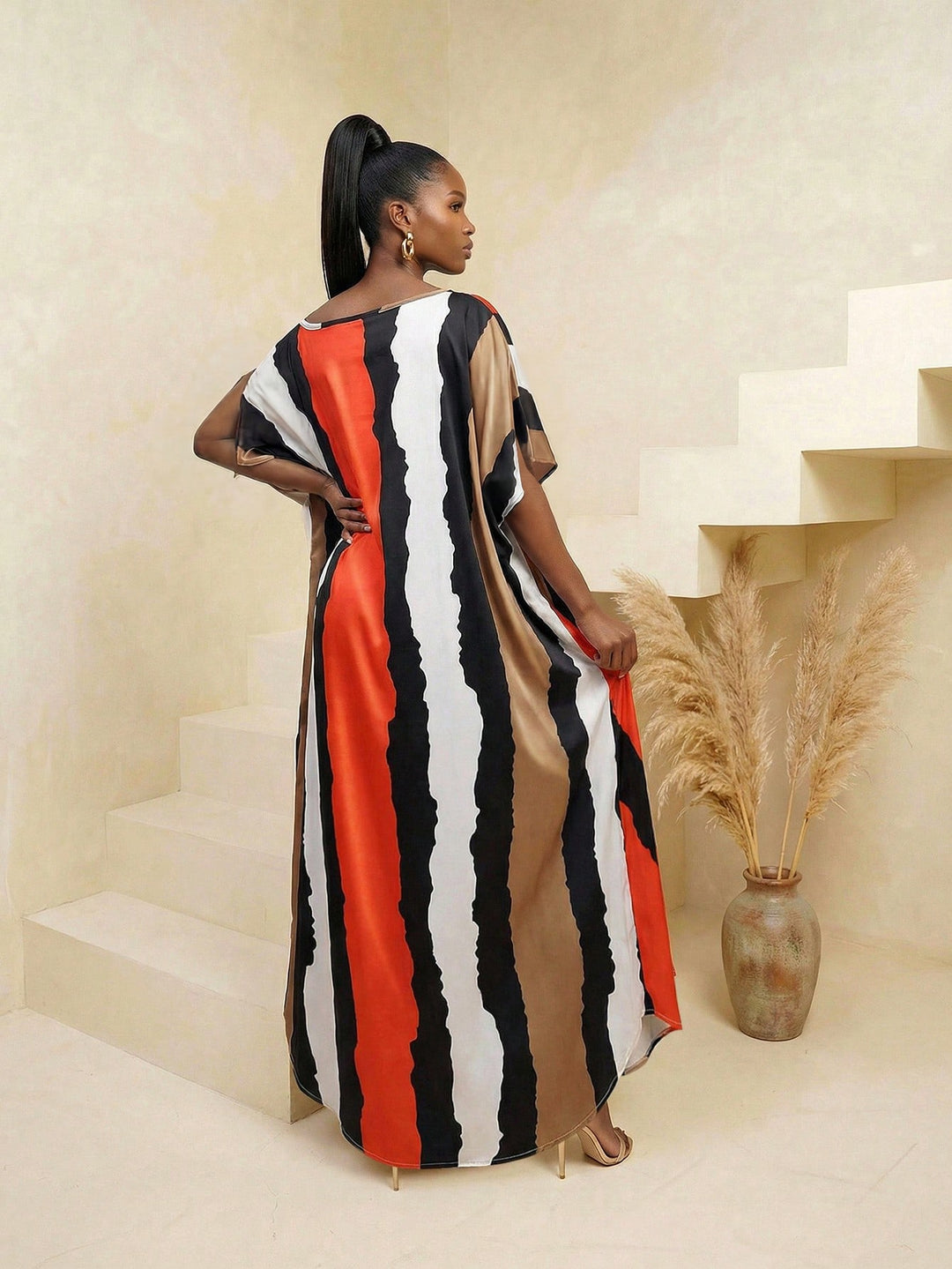 Rochie maxi SHEIN, mix culori