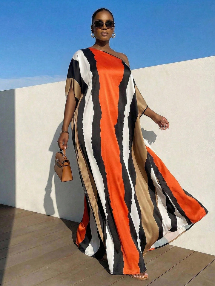 Rochie maxi SHEIN, mix culori