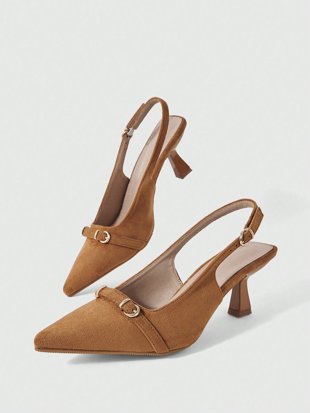 Pantofi cu toc SHEIN, maro