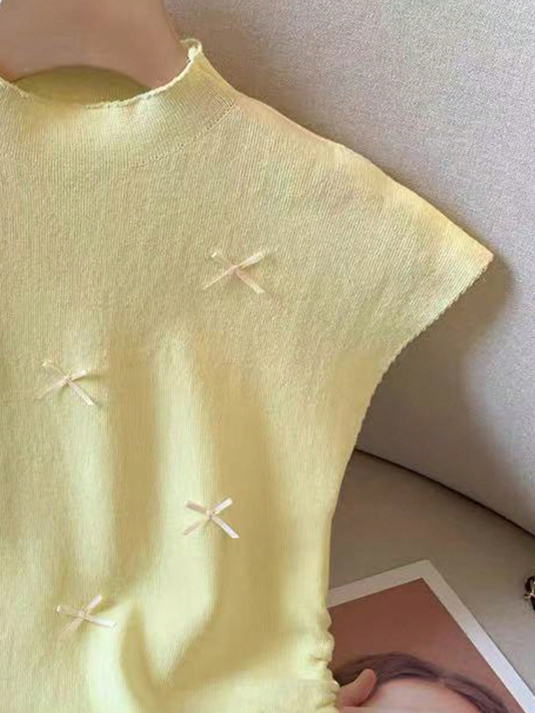 Bluza tricotată SHEIN, galben
