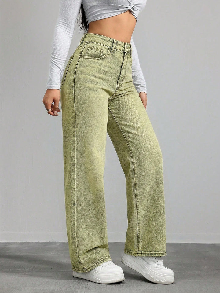 Jeans SHEIN, verde