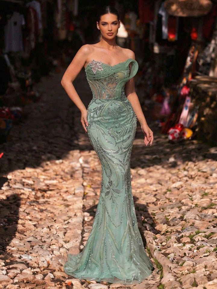 Rochie SHEIN, verde