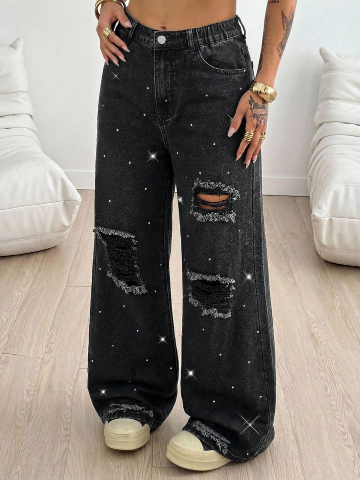 Jeans SHEIN, negru