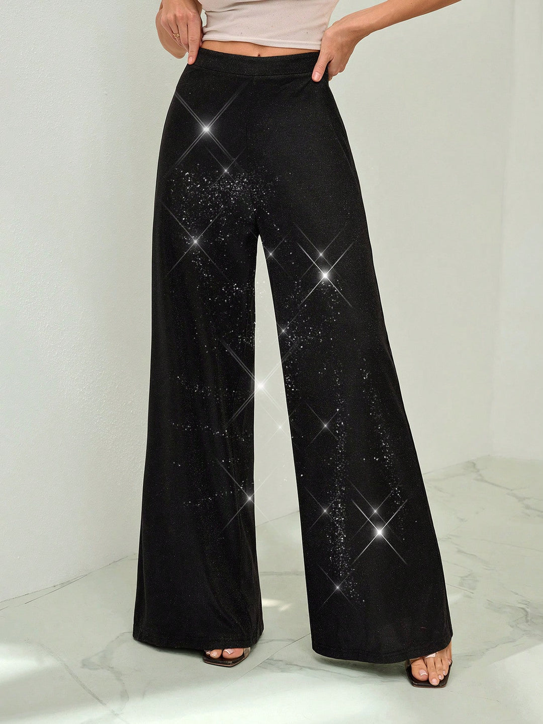 Pantaloni SHEIN, negru