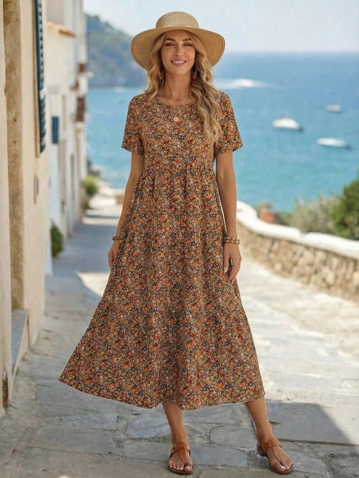Rochie midi SHEIN, galben