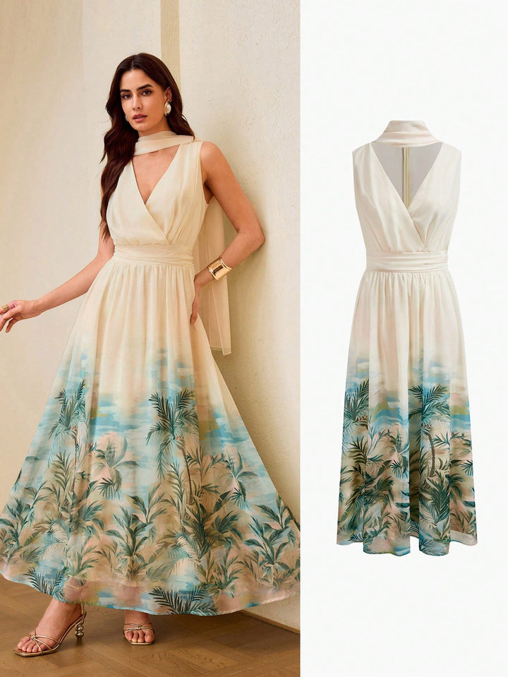 Rochie maxi SHEIN, mix culori