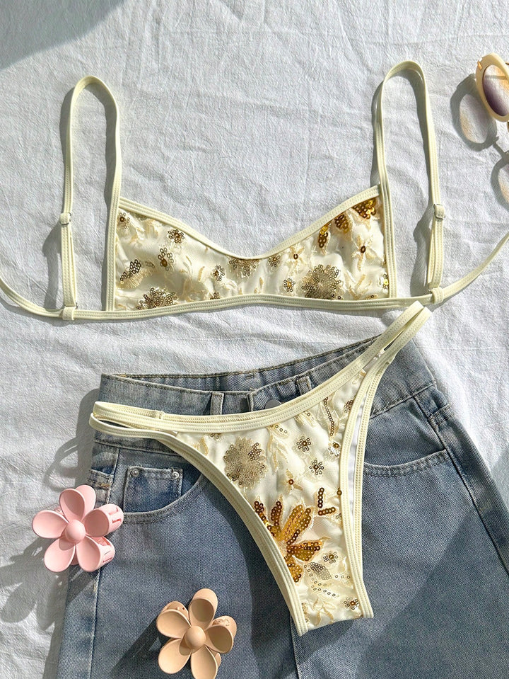 Set bikini SHEIN, bej