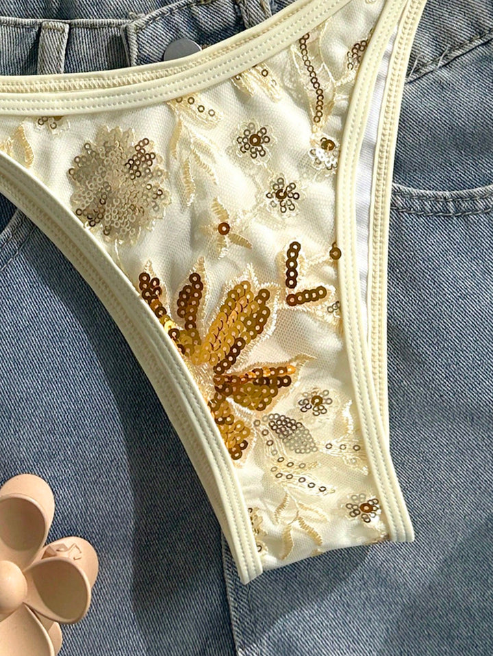 Set bikini SHEIN, bej