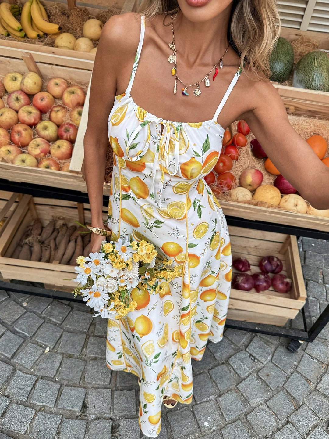 Rochie maxi SHEIN, mix culori