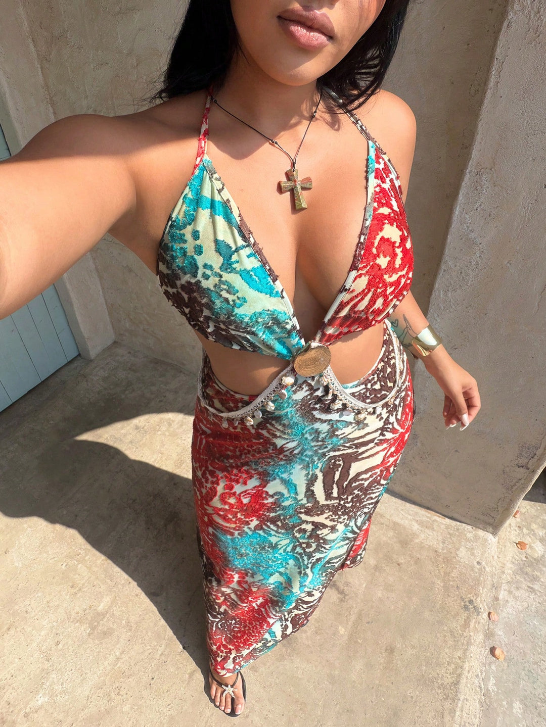 Rochie SHEIN, mix culori