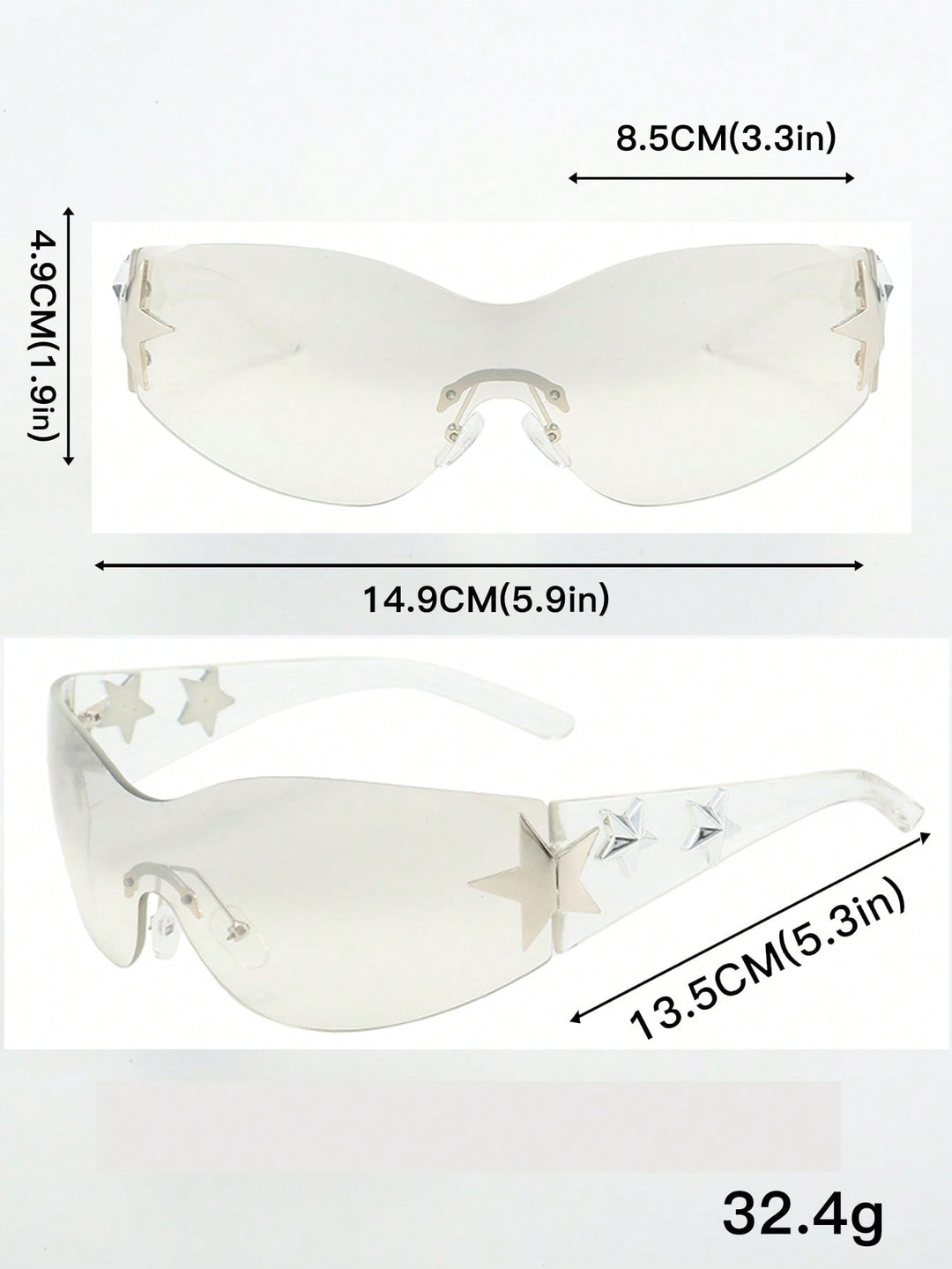 Ochelari SHEIN, transparent