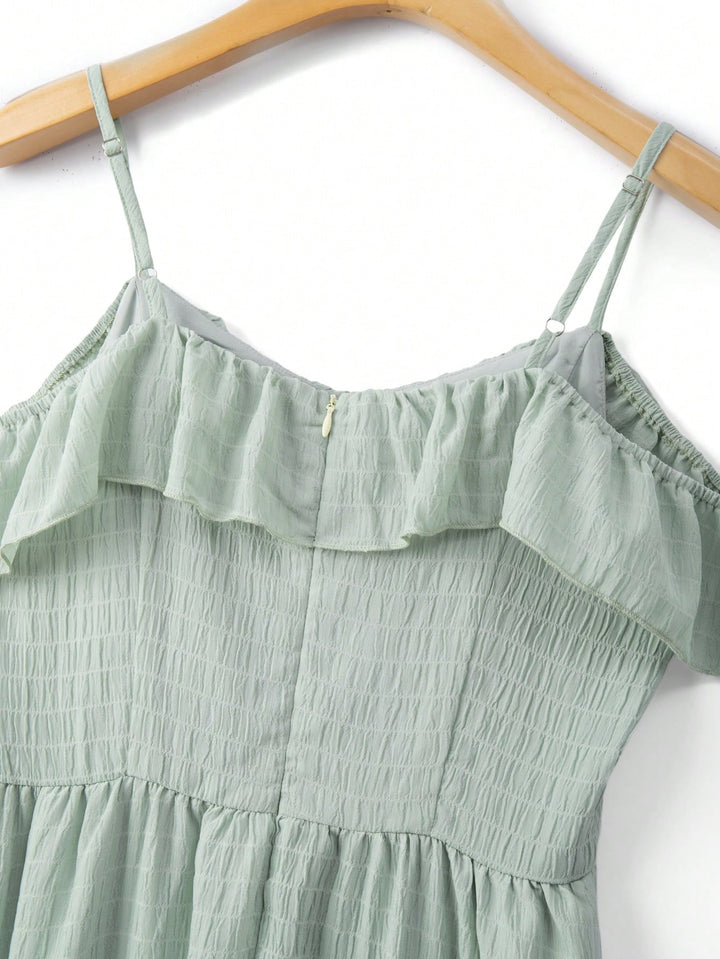 Rochie maxi SHEIN, verde
