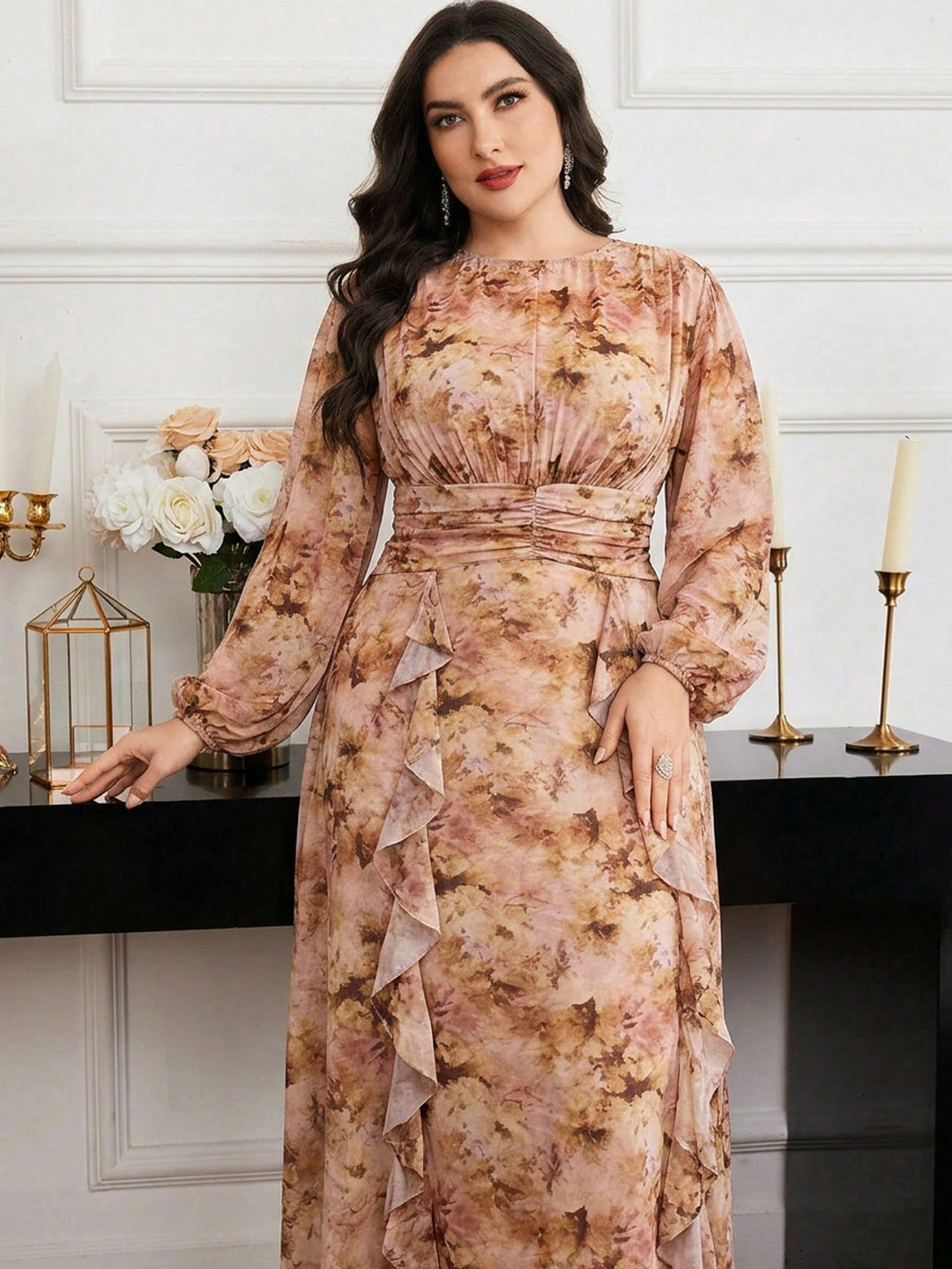 Rochie SHEIN, maro