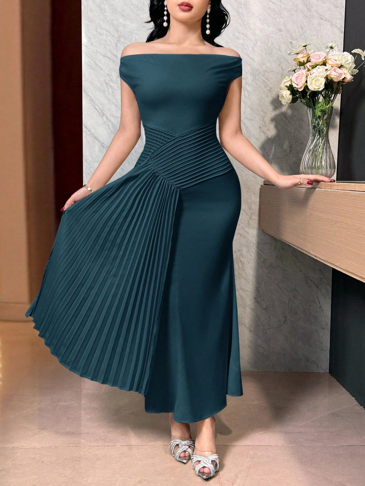 Rochie midi SHEIN, albastru