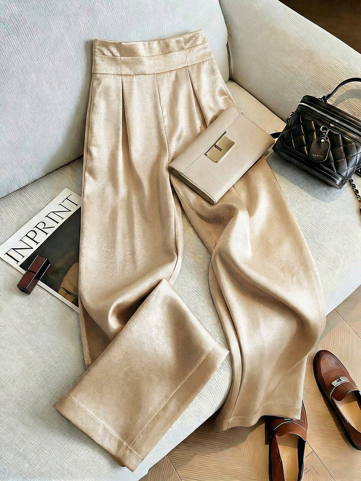 Pantaloni SHEIN, auriu