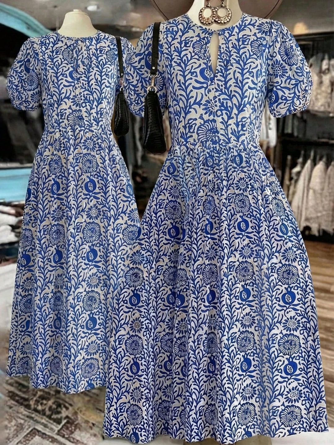 Rochie maxi SHEIN, albastru