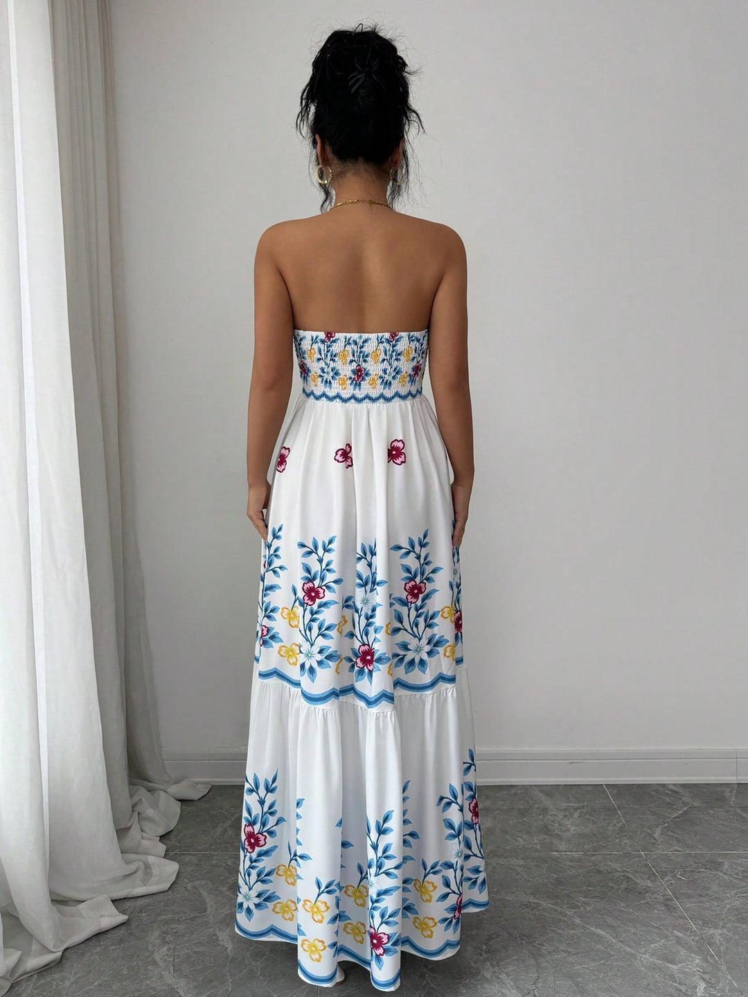 Rochie maxi SHEIN, mix culori
