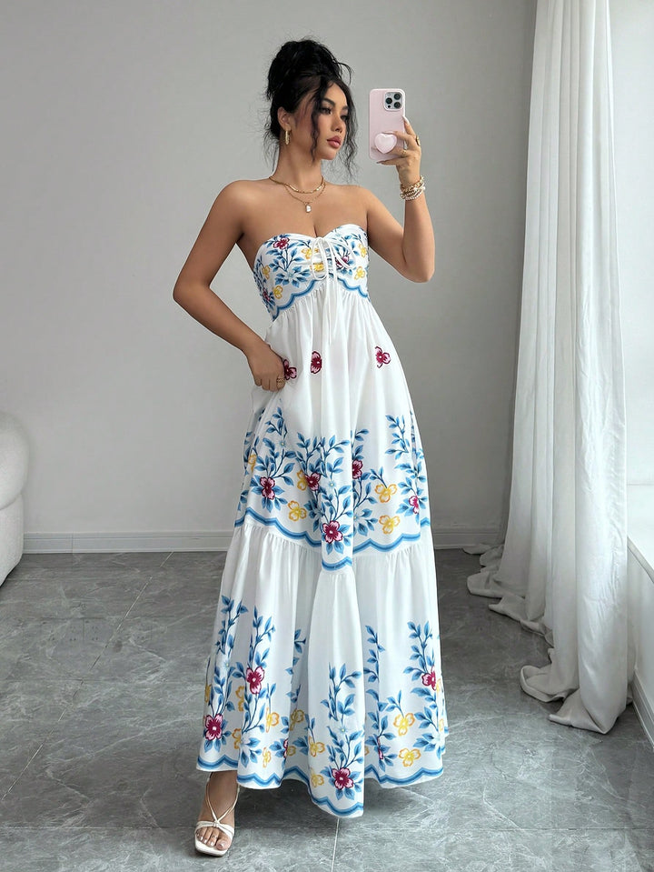 Rochie maxi SHEIN, mix culori