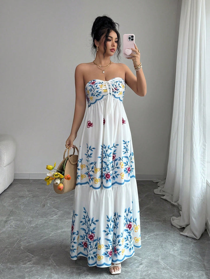 Rochie maxi SHEIN, mix culori