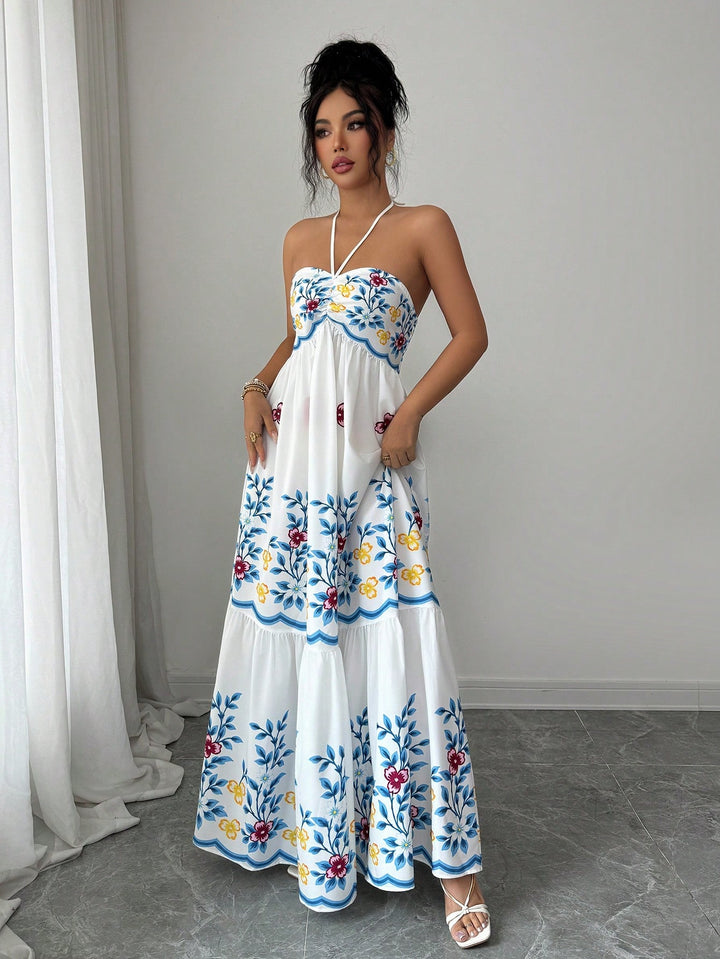 Rochie maxi SHEIN, mix culori