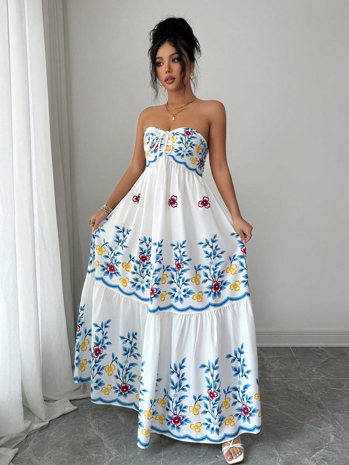 Rochie maxi SHEIN, mix culori