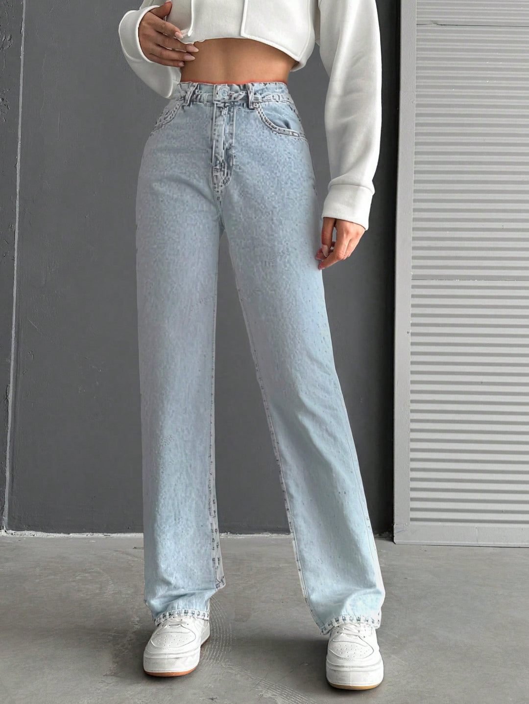 Jeans SHEIN, albastru