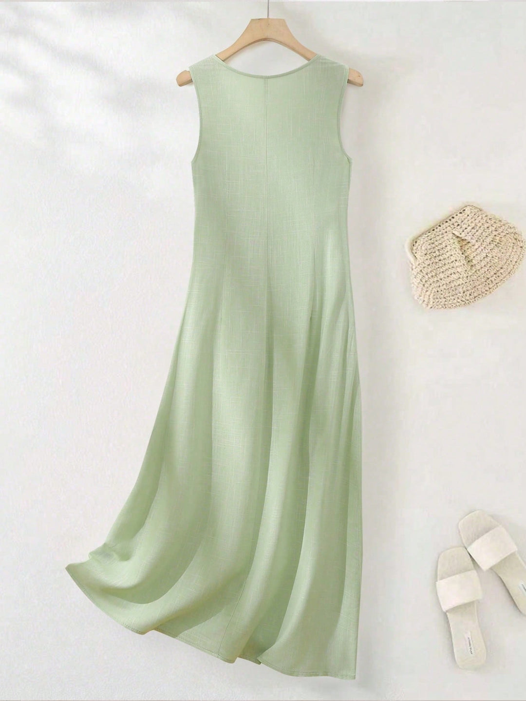 Rochie maxi SHEIN, verde