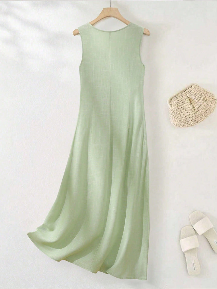 Rochie maxi SHEIN, verde