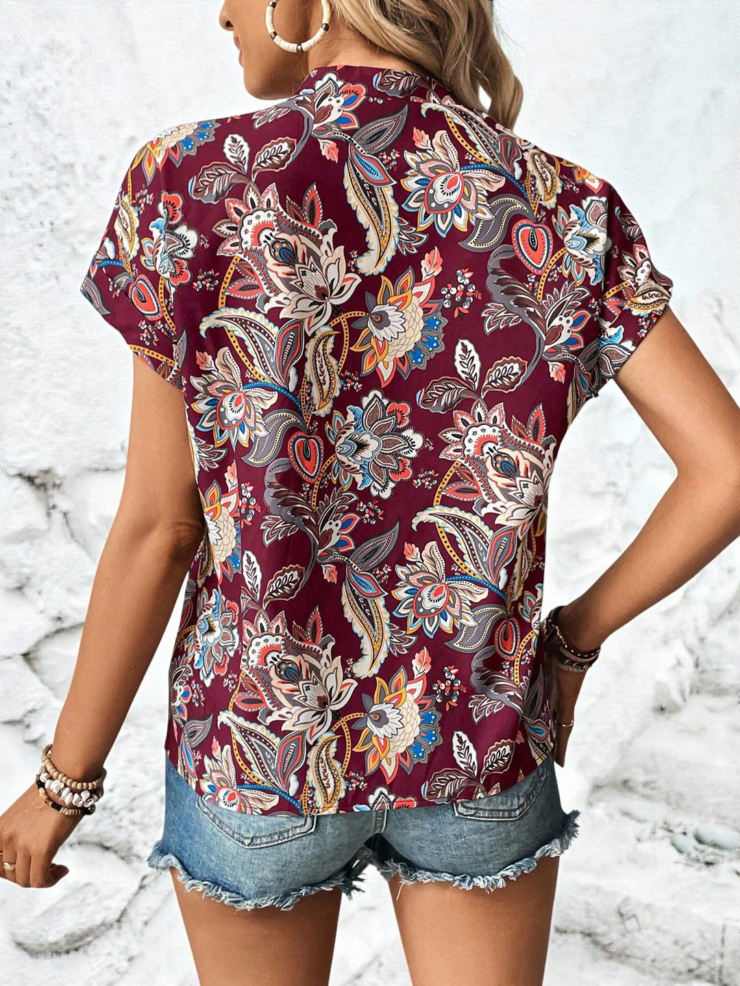 Tricou casual SHEIN, roșu