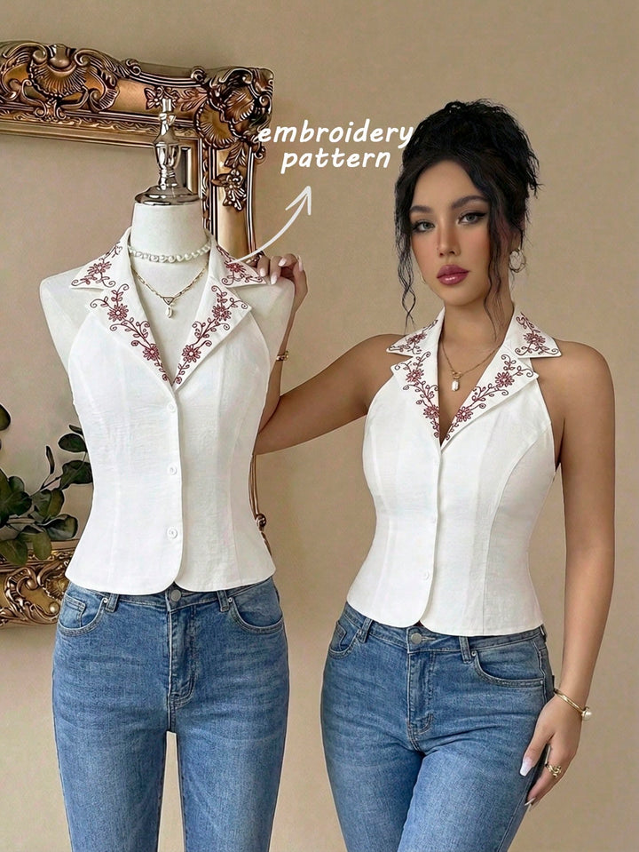 SHEIN blúz, kék