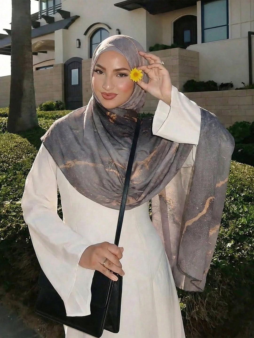 Hijab SHEIN, gri
