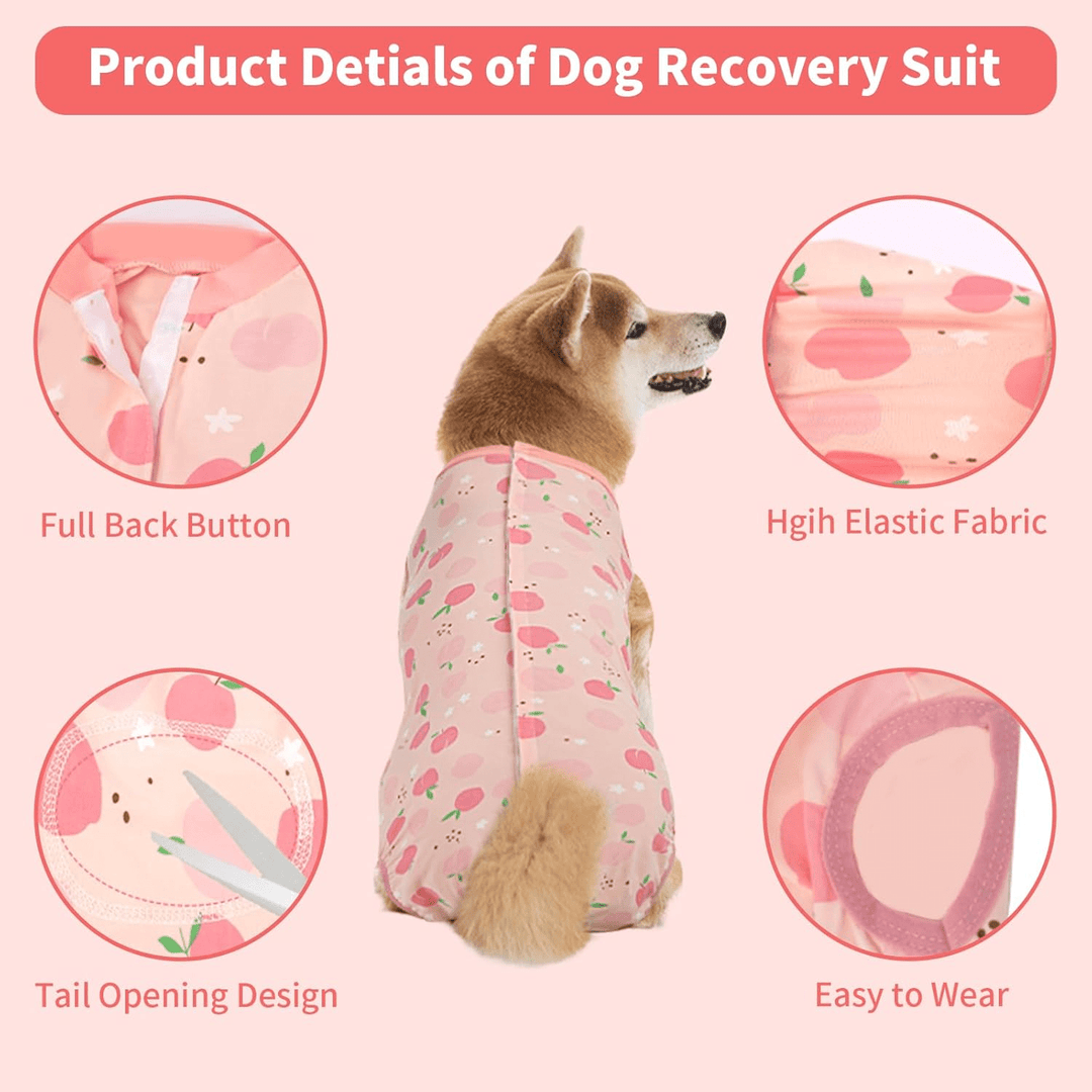 Costum de recuperare pentru animale SHEIN, roz
