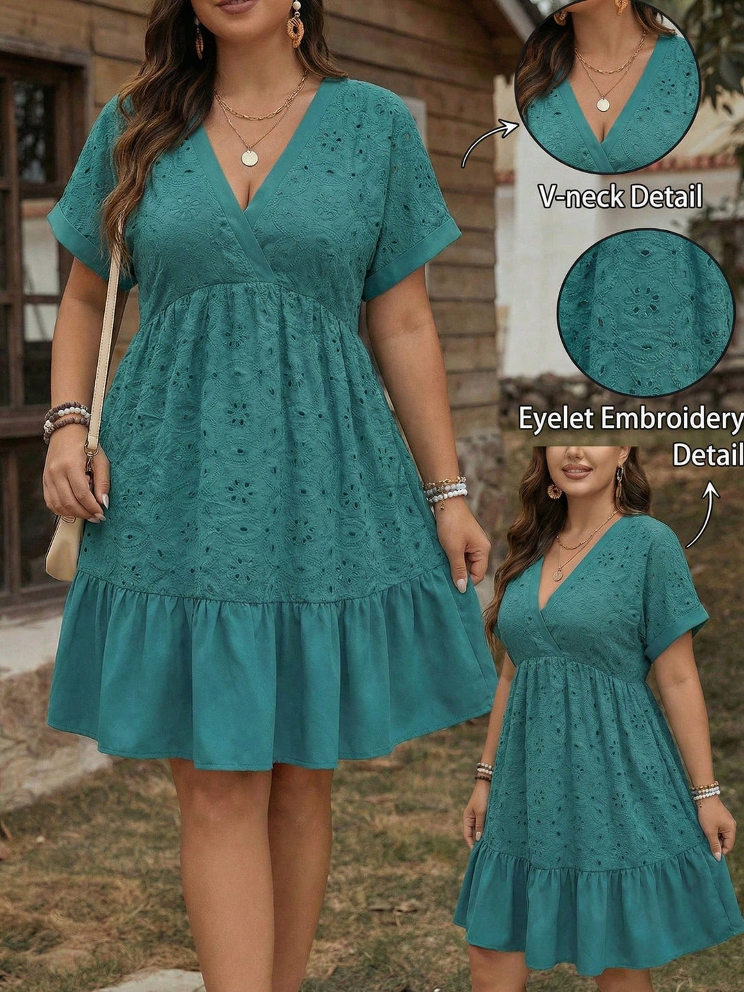Rochie SHEIN, verde