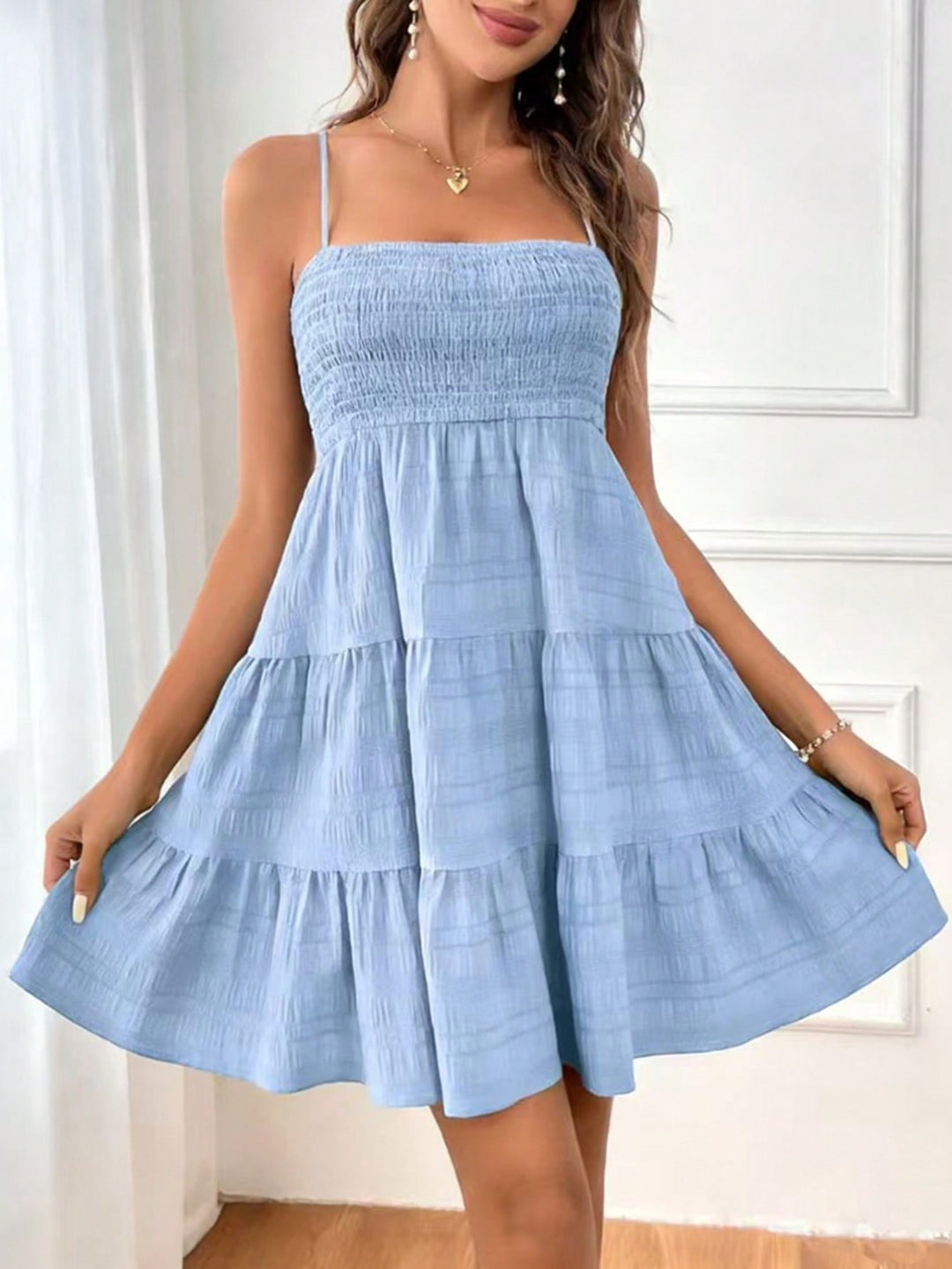 Rochie scurtă SHEIN, albastru