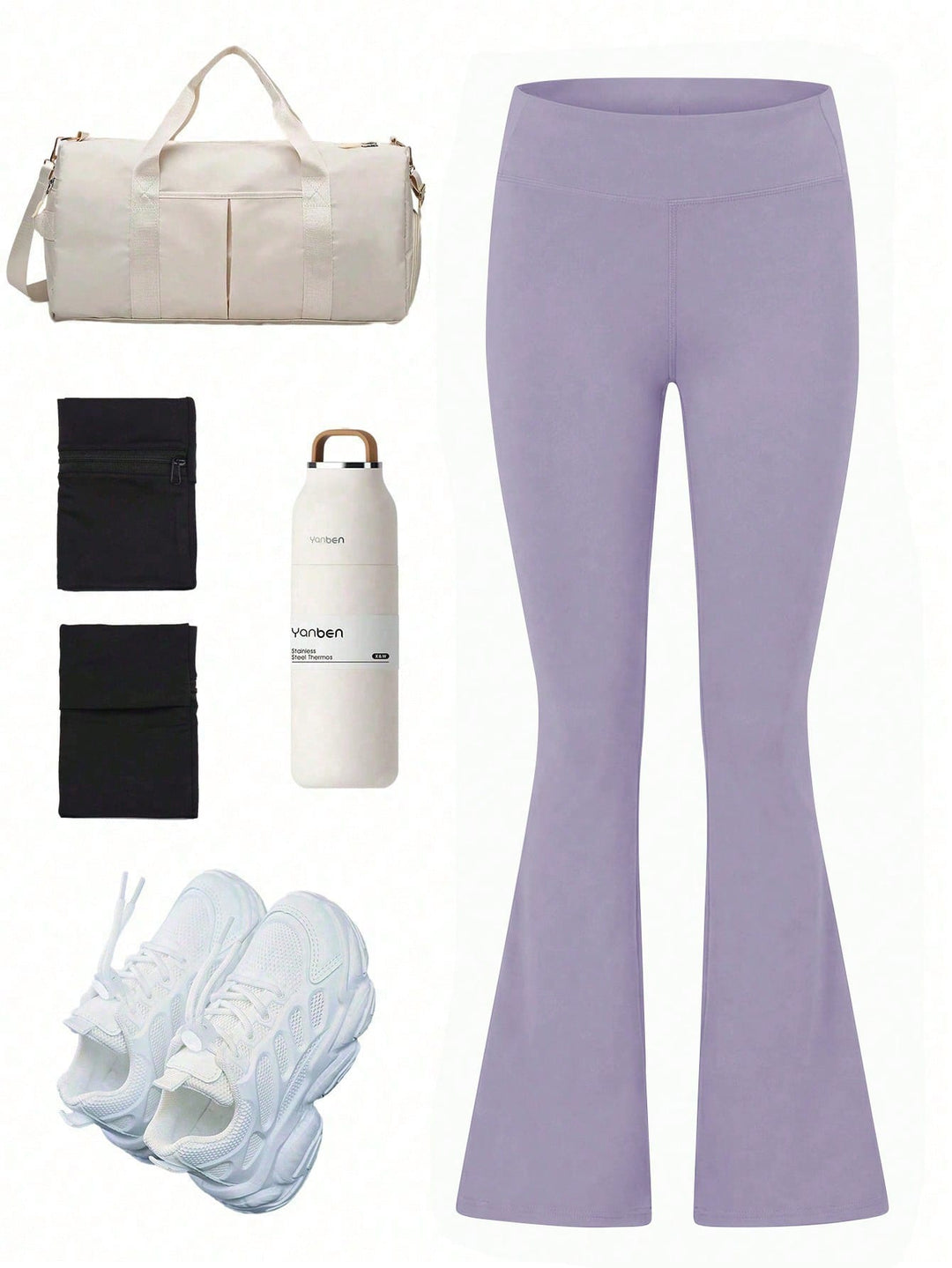Pantaloni SHEIN, mov