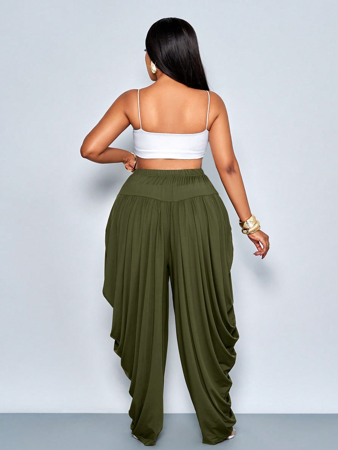 Pantaloni SHEIN, kaki