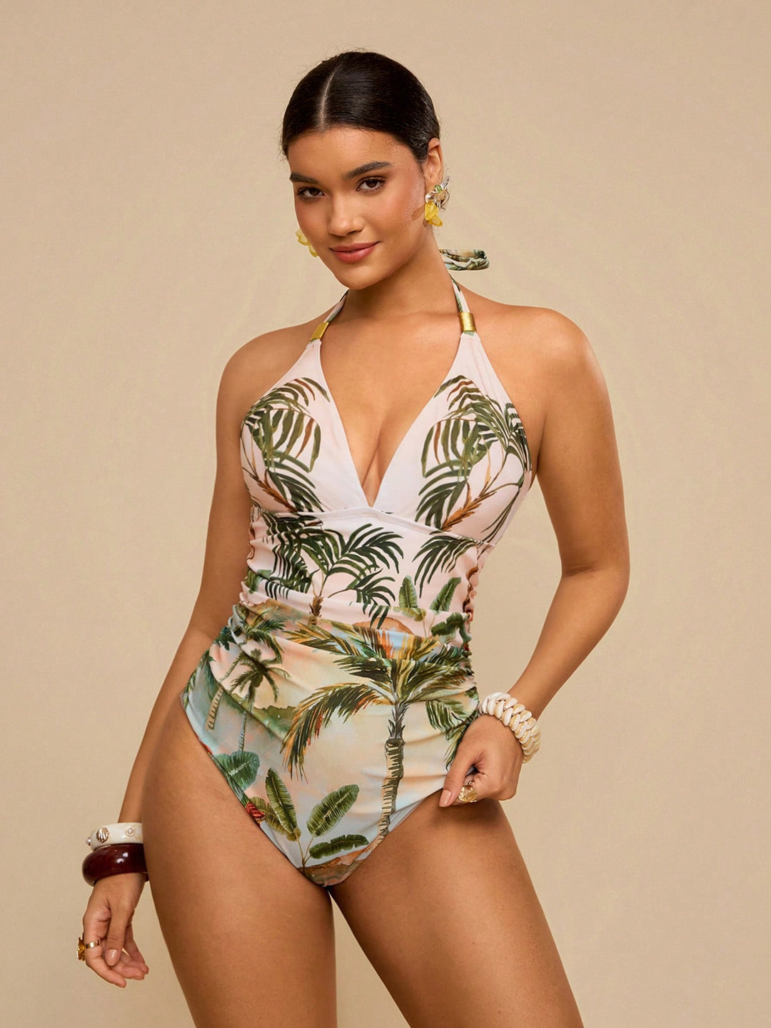 Costum de baie SHEIN, mix culori