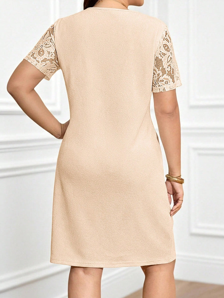 Rochie mini SHEIN, bej
