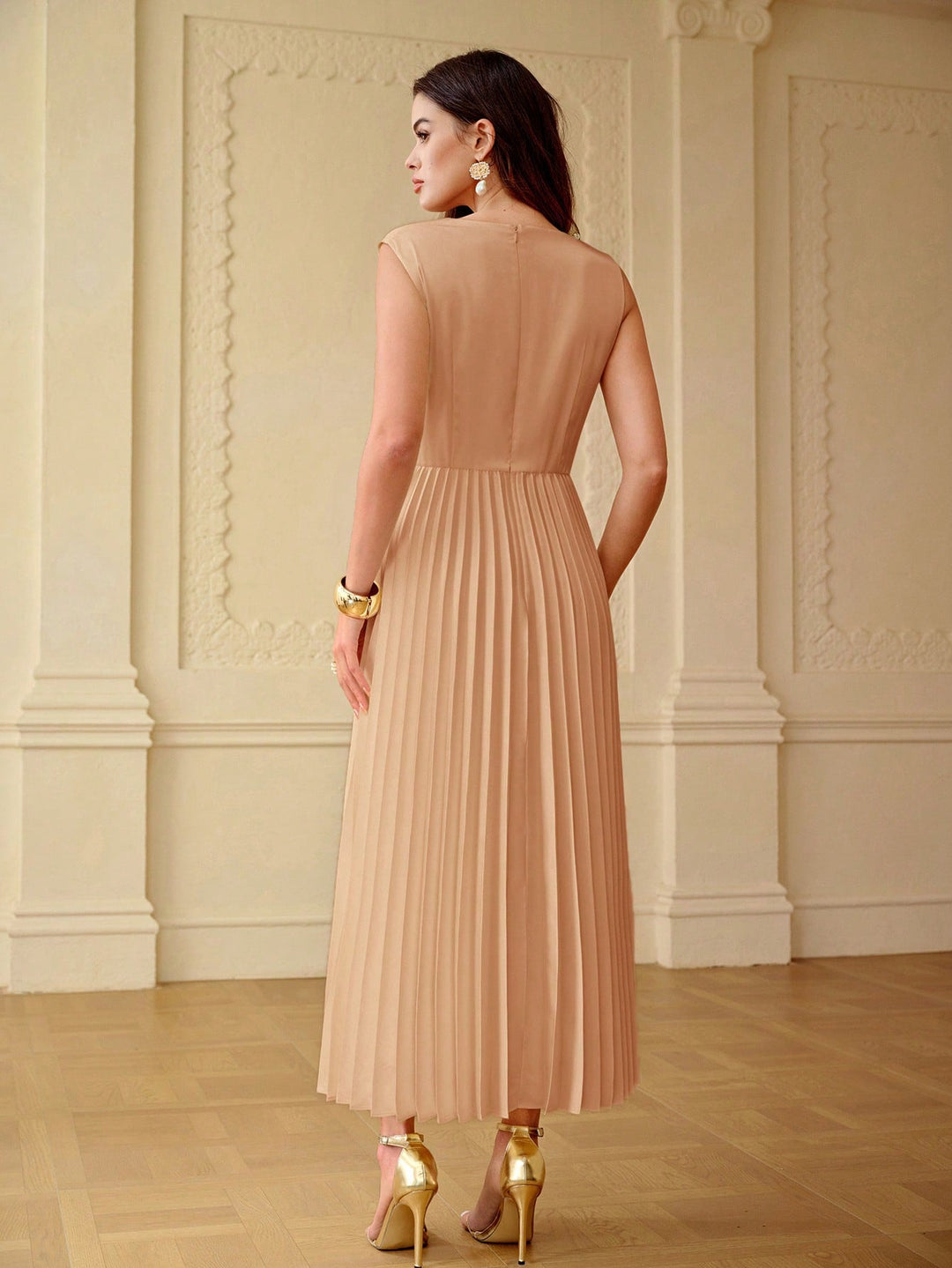 Rochie midi SHEIN, roz