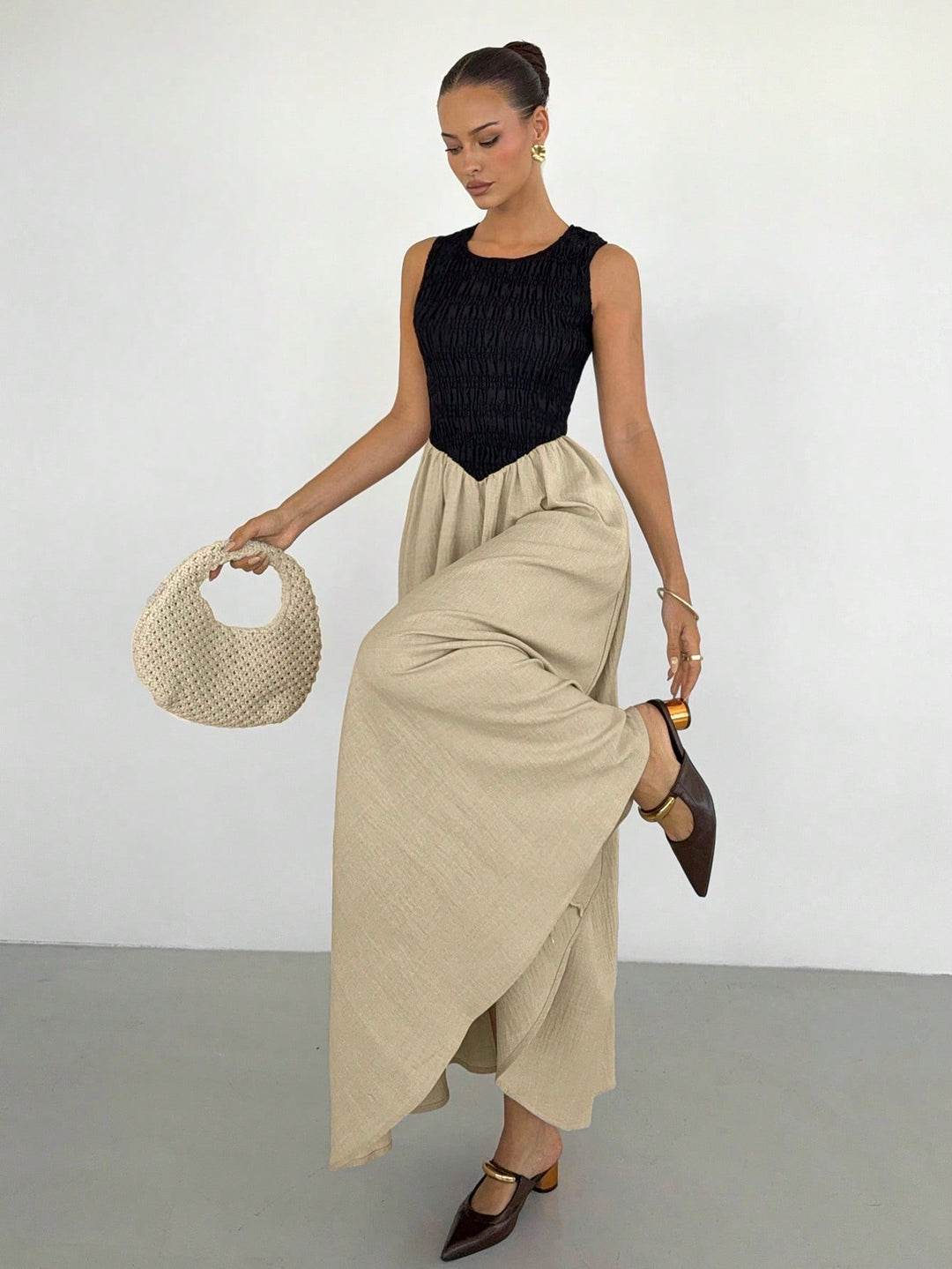 Rochie maxi SHEIN, mix culori